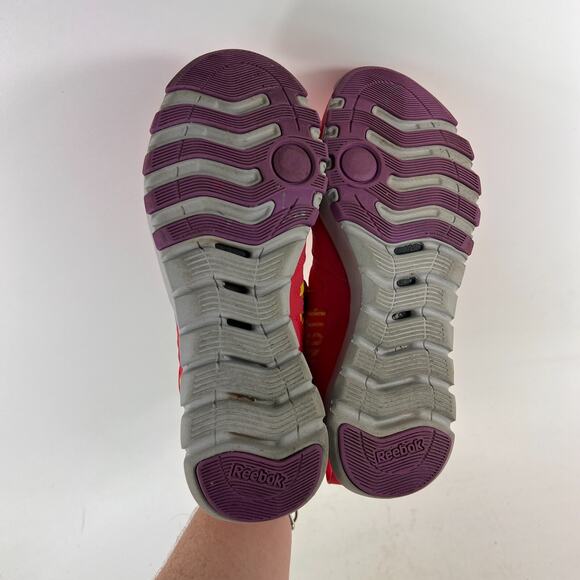 Reebok sublite foam running shoes 7.5 neon bright pink grey purple lightweight - Picture 8 of 12